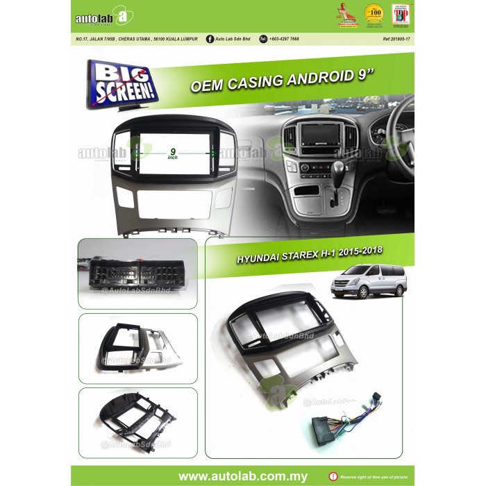 Big Screen Casing Android - Hyundai Starex / H1 (9inch)